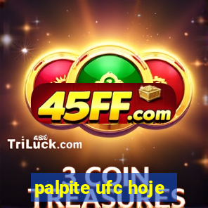 palpite ufc hoje